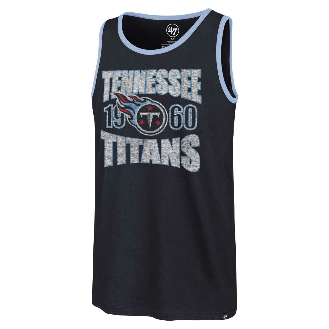 Tennessee Titans '47 Upload Franklin Tank Top - Navy - 47 brand