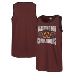 Washington Commanders '47 Upload Franklin Tank Top - Burgundy - 47 brand