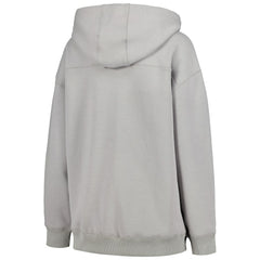 Minnesota Vikings The Wild Collective Women's Faux Fur Lined Tri-Blend Full-Zip Hoodie - Gray - NFL