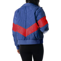 Buffalo Bills The Wild Collective Women's Puffer Full-Zip Hoodie - Royal - NFL