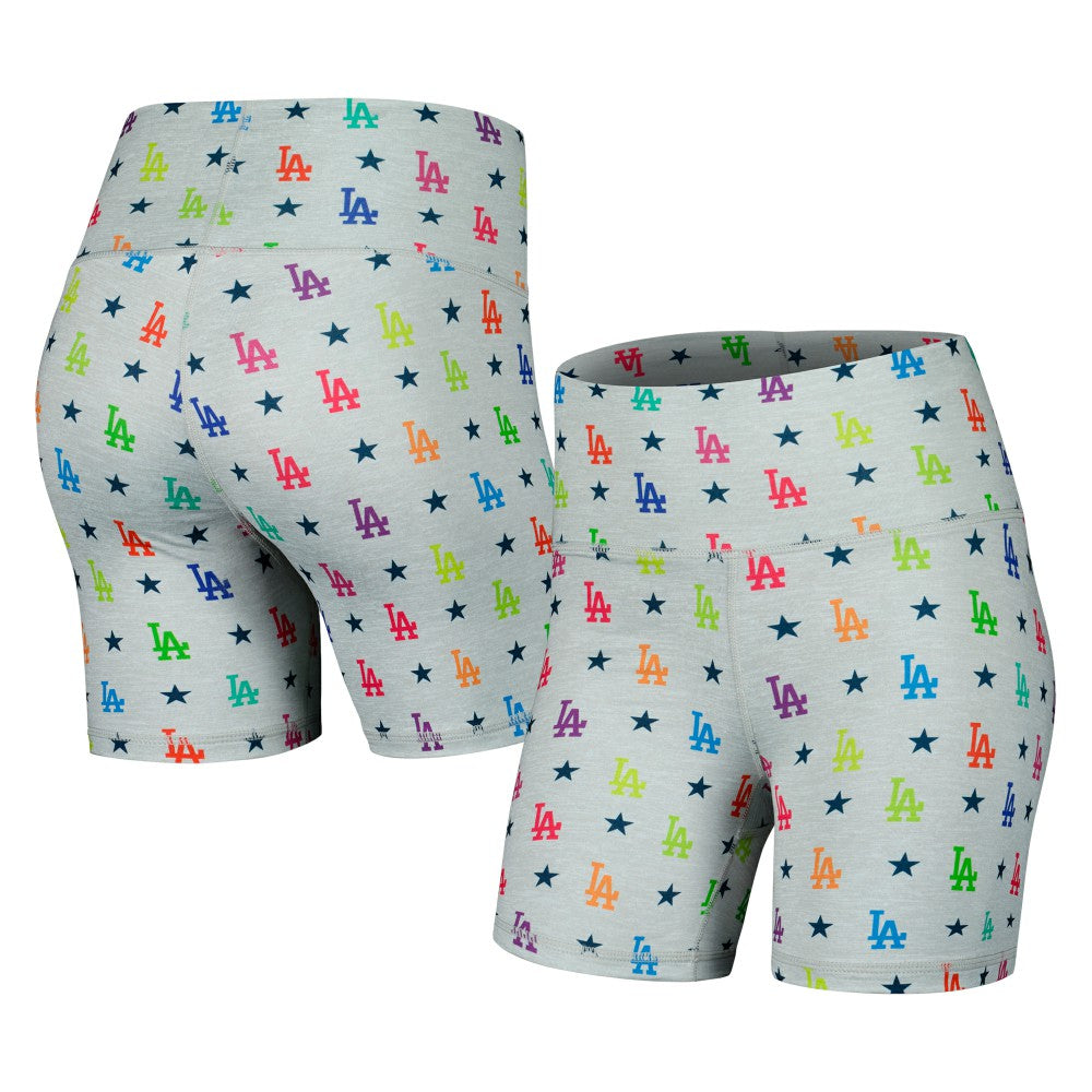 Los Angeles Dodgers Terez Women's TLC Rainbow Shorts Online