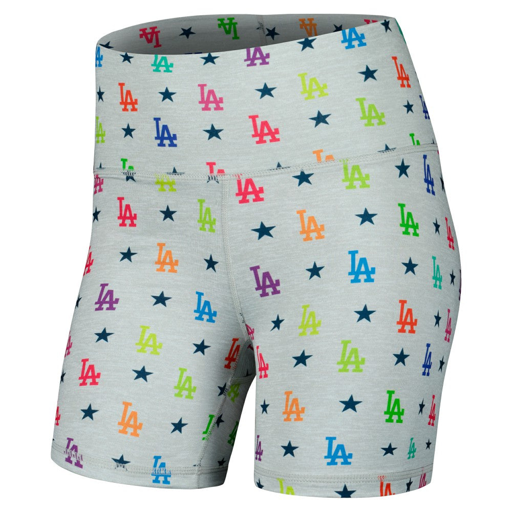 Los Angeles Dodgers Terez Women's TLC Rainbow Shorts Online