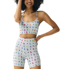 Los Angeles Dodgers Terez Women's TLC Rainbow Shorts Online