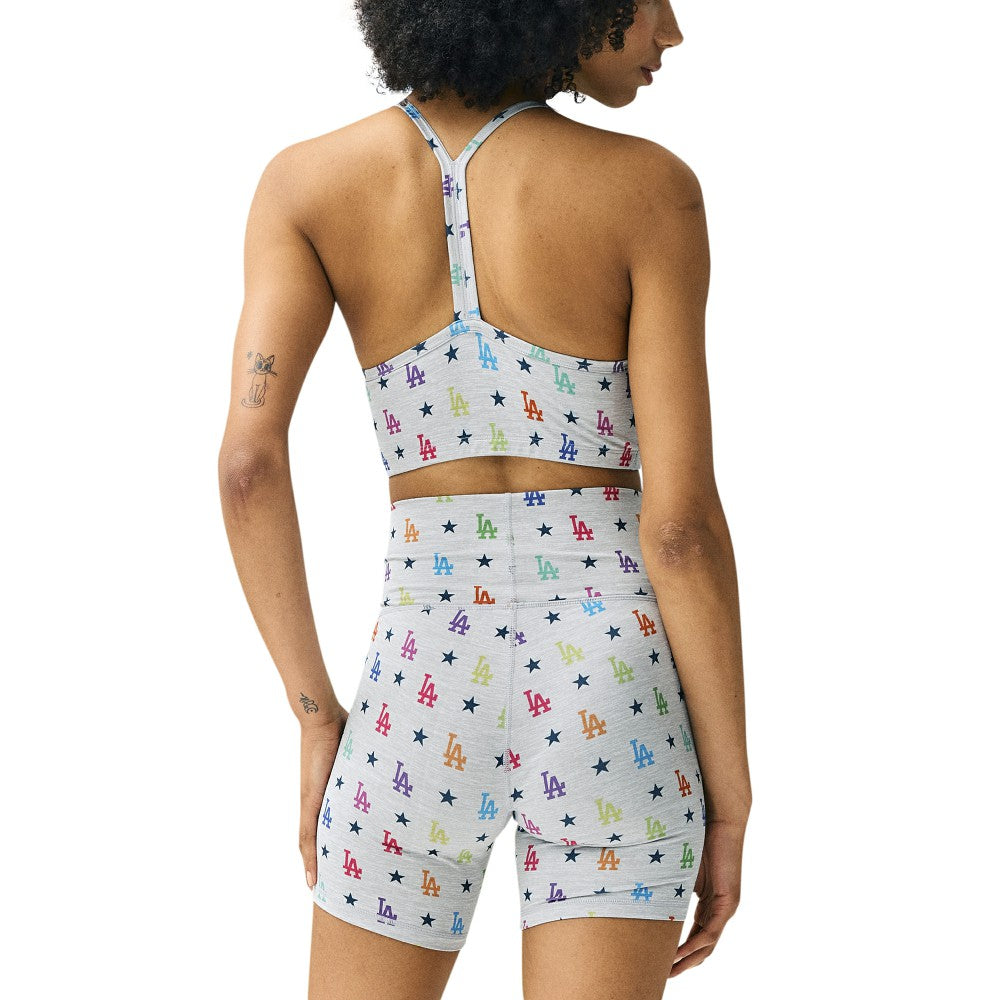 Los Angeles Dodgers Terez Women's TLC Rainbow Shorts Online