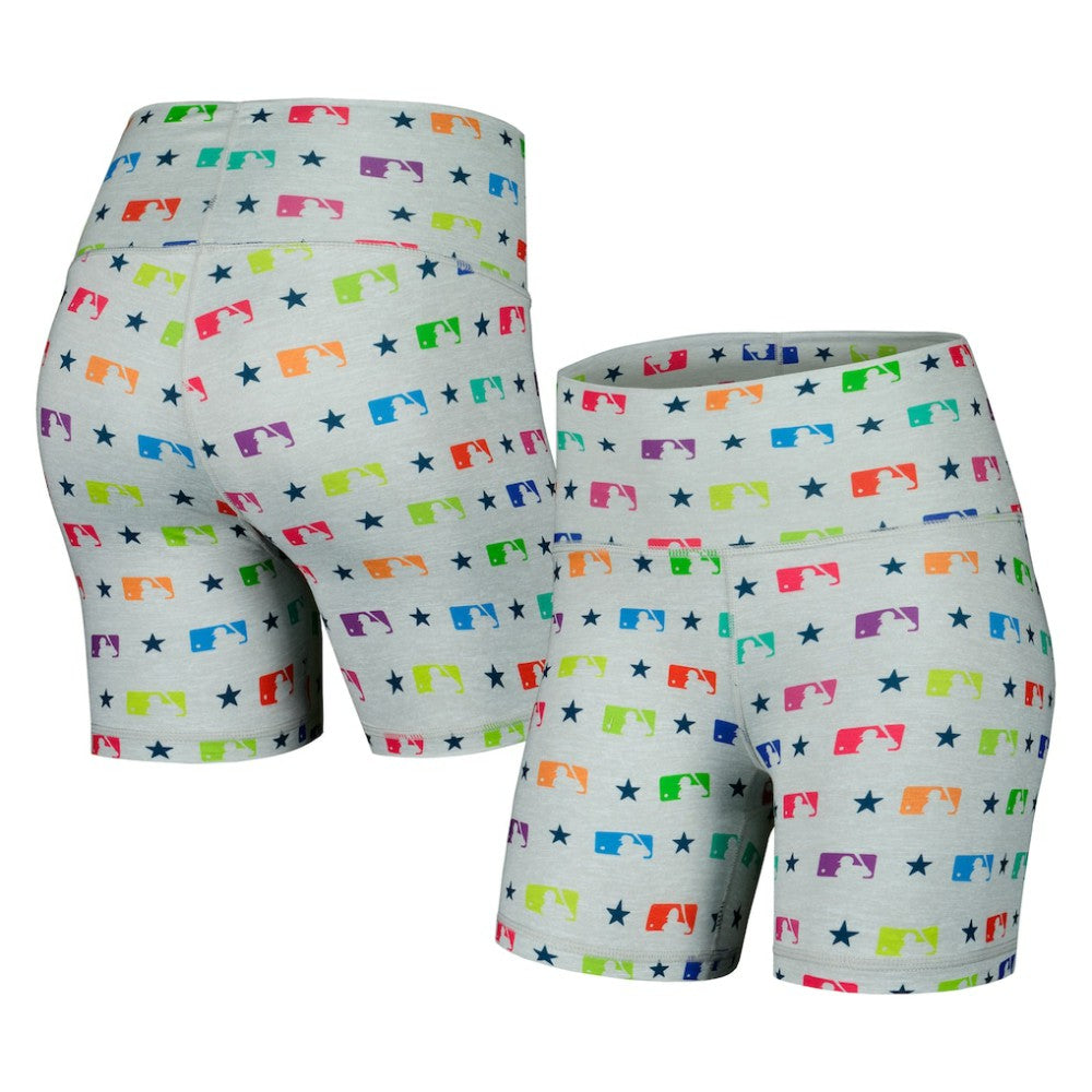 MLB Merchandise Terez Women's TLC Rainbow Shorts for sale