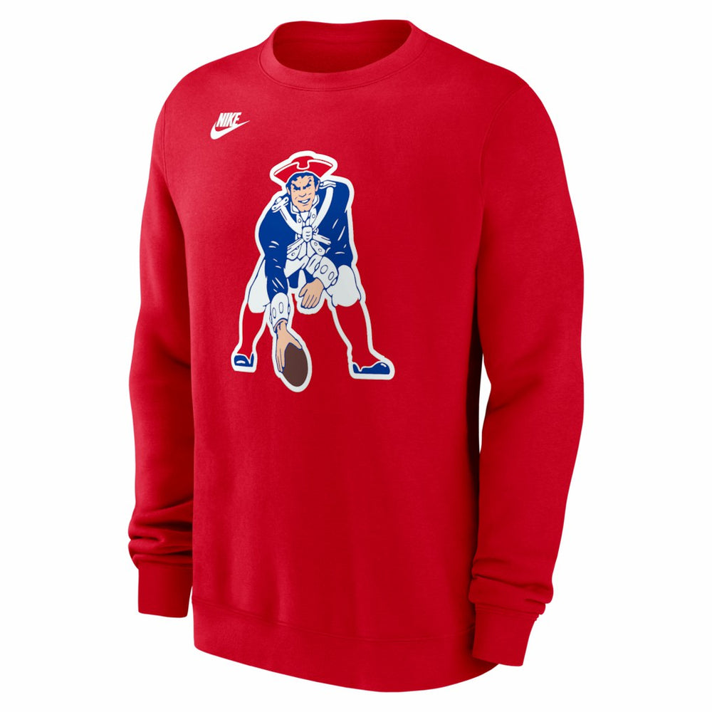 New England Patriots Pat Patriot Club Sweatshirt - Red - Nike