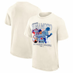 Yoshinobu Yamamoto Los Angeles Dodgers Fanatics Montage T-Shirt Outlet