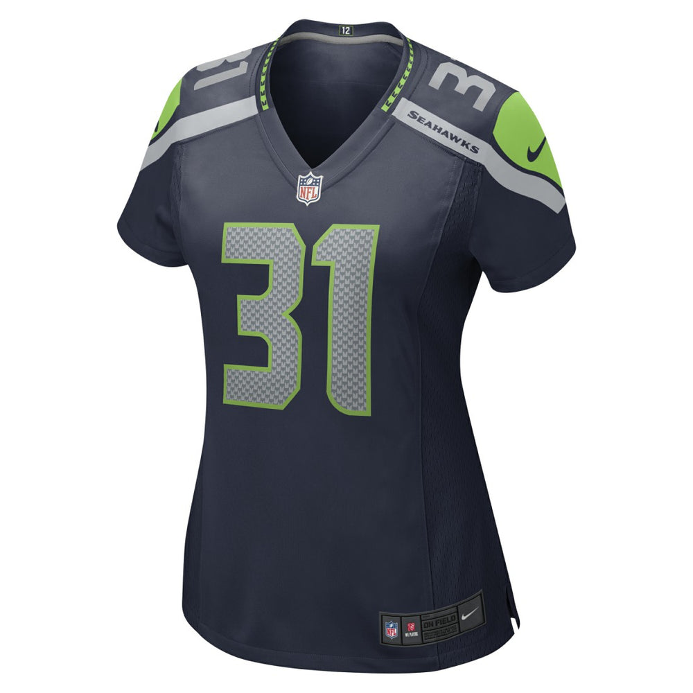 Kam Chancellor Seattle Seahawks Women's Retired Player Game Jersey - College Navy - Nike