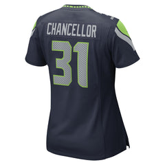 Kam Chancellor Seattle Seahawks Women's Retired Player Game Jersey - College Navy - Nike