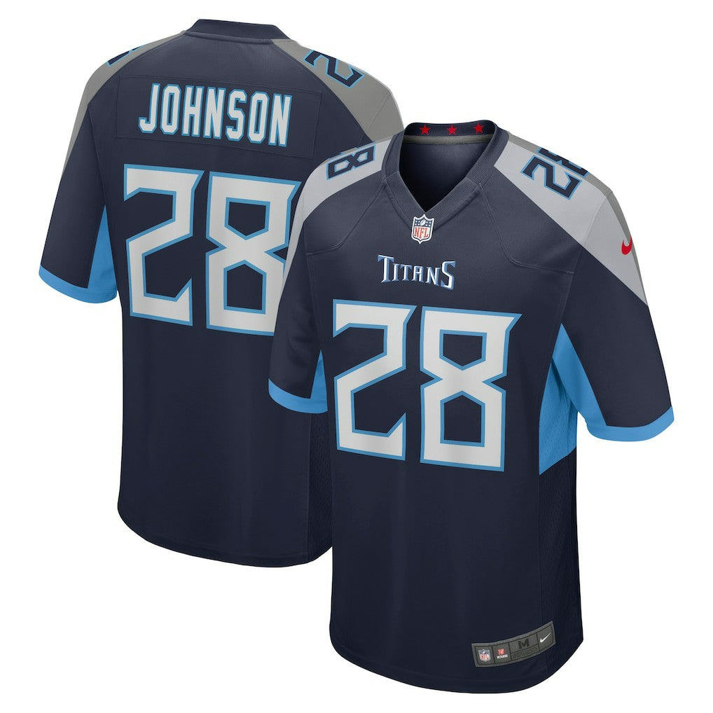 Chris Johnson Tennessee Titans Retired Player Game Jersey - Navy - Nike