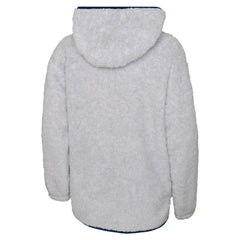 Colorado Avalanche Girls Youth Ultimate Teddy Fleece Pullover Hoodie - Heather Gray | NHL sale