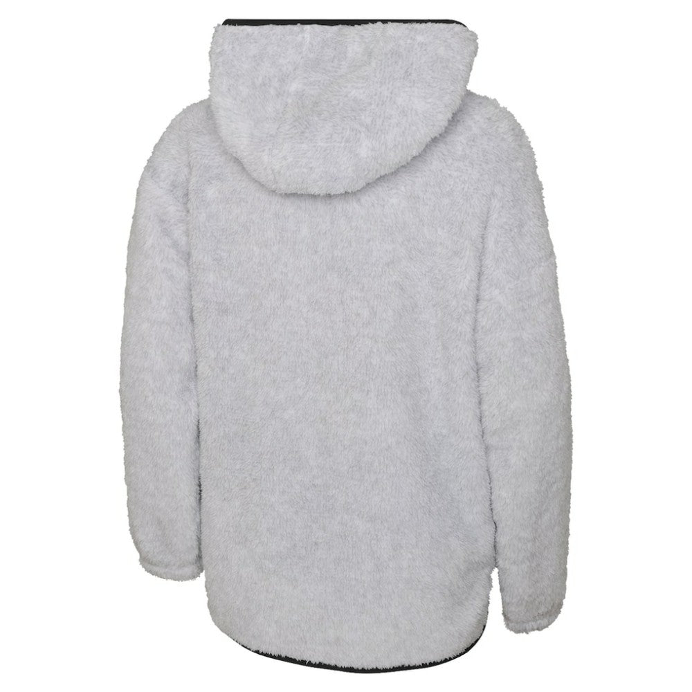 Philadelphia Flyers Girls Youth Ultimate Teddy Fleece Pullover Hoodie - Heather Gray | NHL Lifestyle