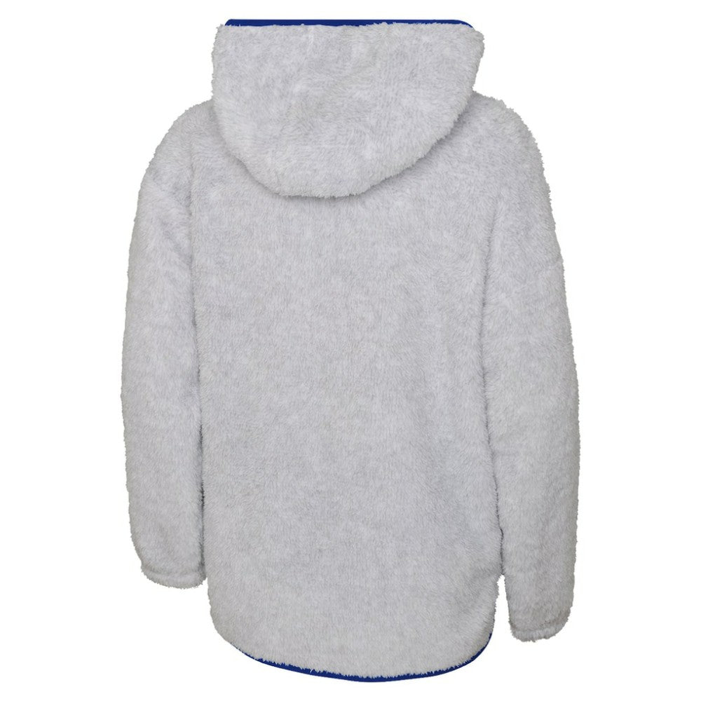 New York Rangers Girls Youth Ultimate Teddy Fleece Pullover Hoodie - Heather Gray | NHL on sale