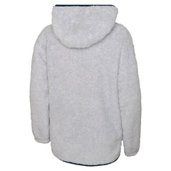 Seattle Kraken Girls Youth Ultimate Teddy Fleece Pullover Hoodie - Heather Gray | NHL online