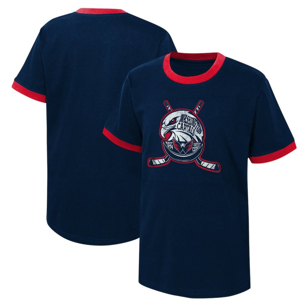 Washington Capitals Youth Ice City T-Shirt - Navy | NHL Clearance
