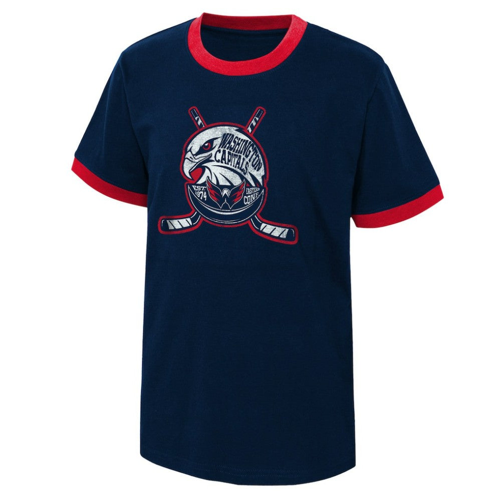Washington Capitals Youth Ice City T-Shirt - Navy | NHL Clearance