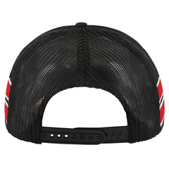 Chicago Blackhawks '47 Sideband Stripes Trucker Snapback Hat - Black | 47 brand sale