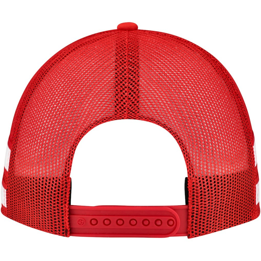Detroit Red Wings '47 Sideband Stripes Trucker Snapback Hat - Red | 47 brand near me
