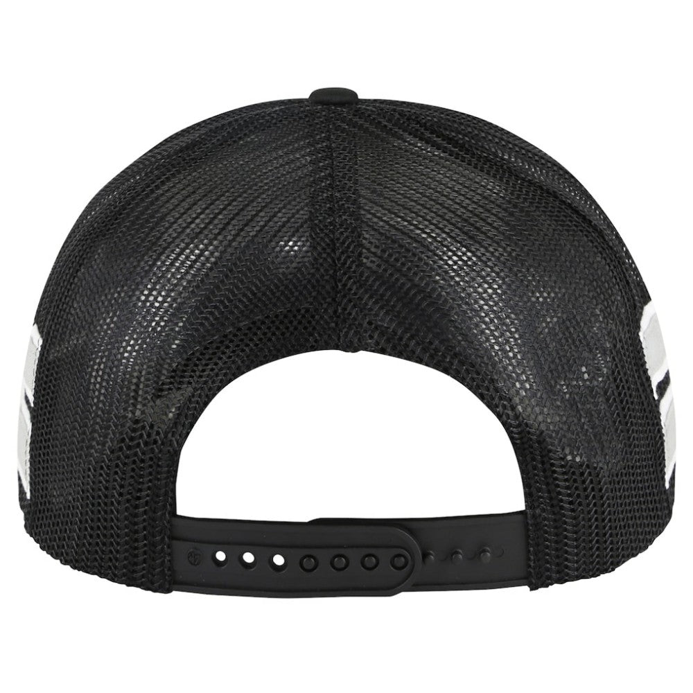 Los Angeles Kings '47 Sideband Stripes Trucker Snapback Hat - Black | 47 brand Lifestyle