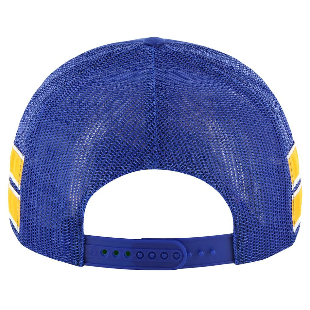St. Louis Blues '47 Sideband Stripes Trucker Snapback Hat - Blue | 47 brand Clearance