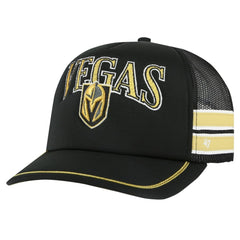 Vegas Golden Knights '47 Sideband Stripes Trucker Snapback Hat - Black | 47 brand Lifestyle