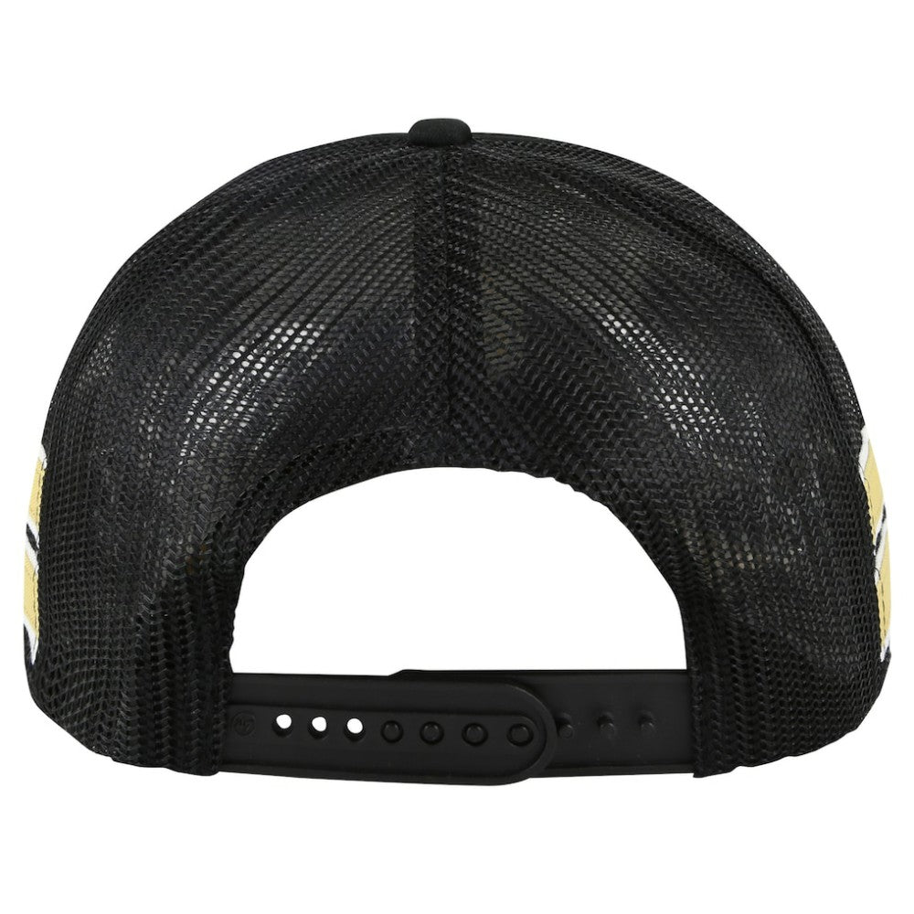 Vegas Golden Knights '47 Sideband Stripes Trucker Snapback Hat - Black | 47 brand Lifestyle