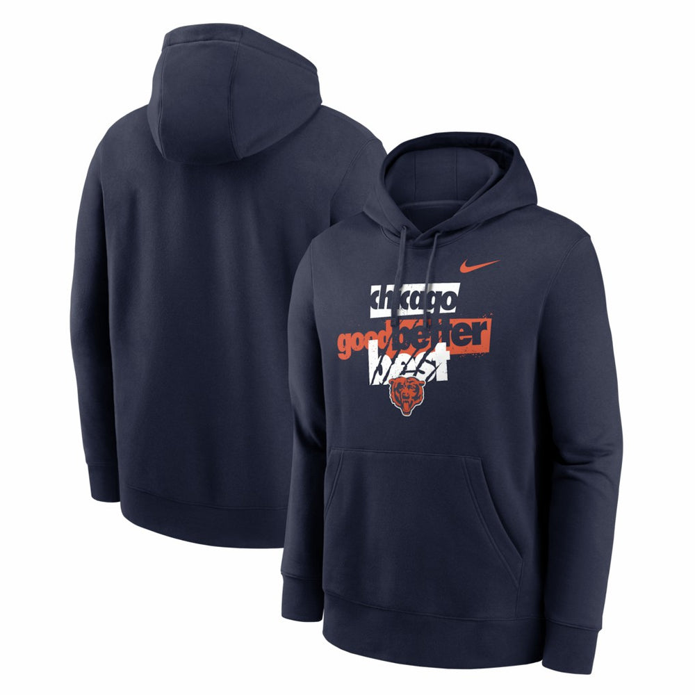 Chicago Bears Good Better Best Club Hoodie - Navy - Nike
