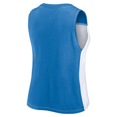 Buffalo Bills FanaticsWomen's Script Color Block Tank Top - Royal/White - Fanatics