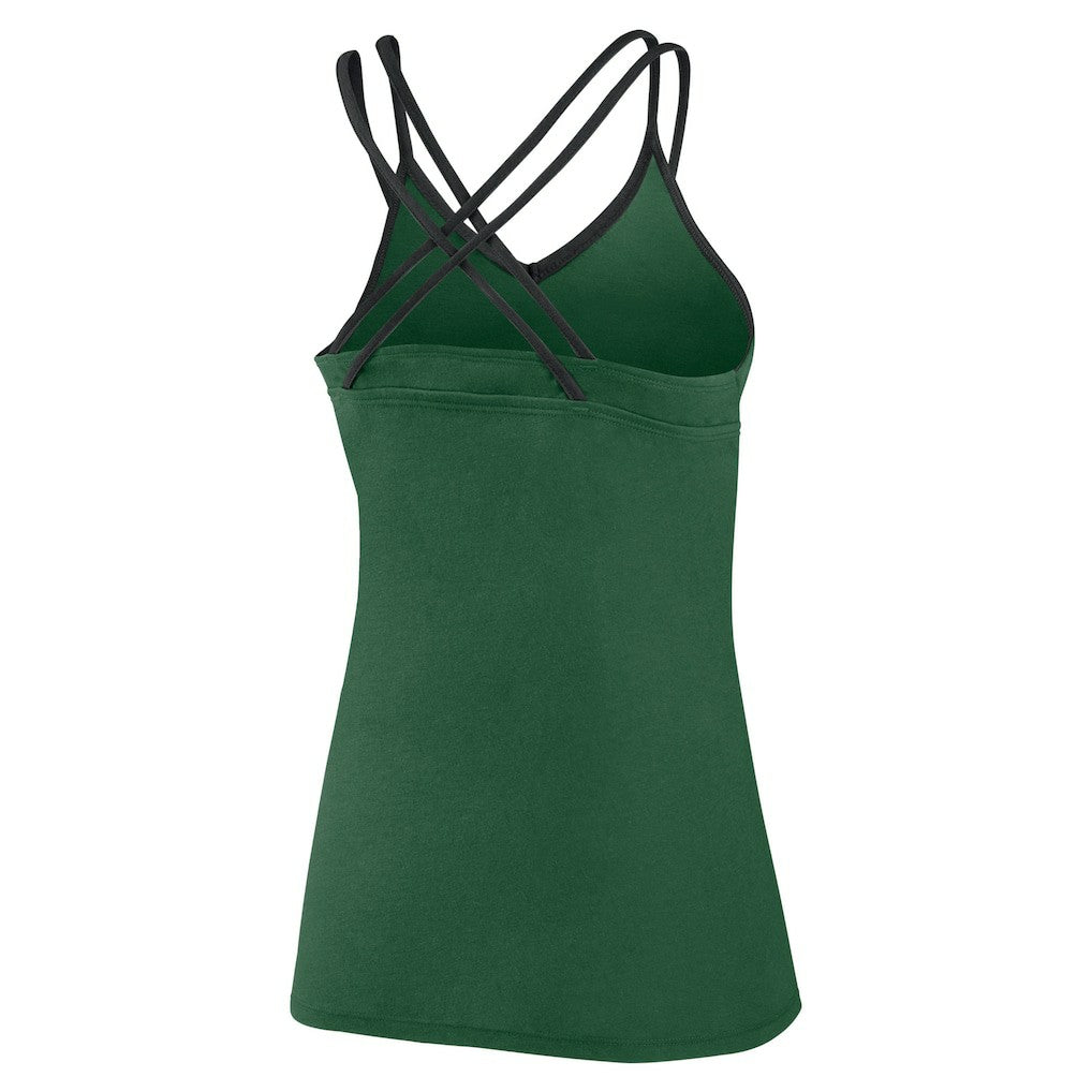 New York Jets Women's Go For It Strappy Crossback Tank Top - Green - Fanatics