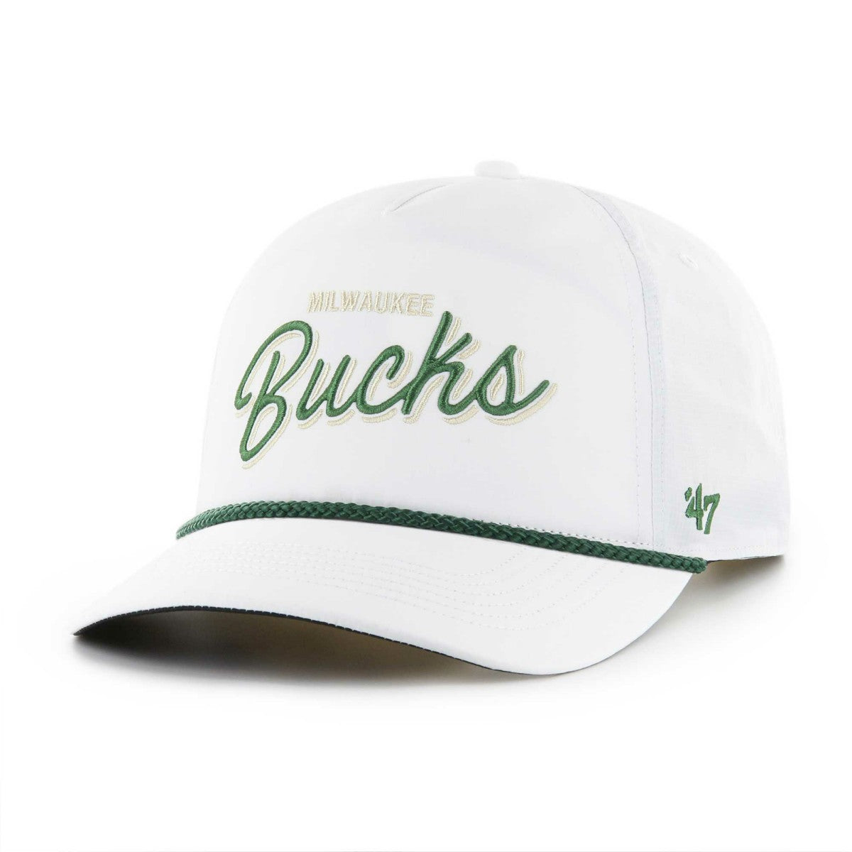 47 brand Milwaukee Bucks '47 Fairway Hitch brrr Adjustable Hat White