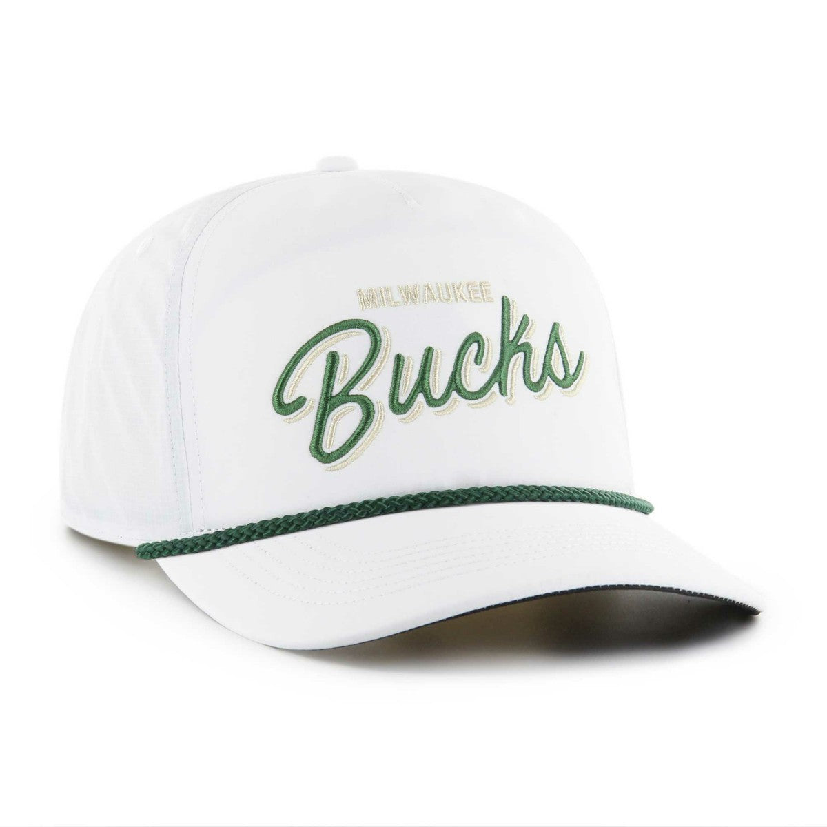 47 brand Milwaukee Bucks '47 Fairway Hitch brrr Adjustable Hat White