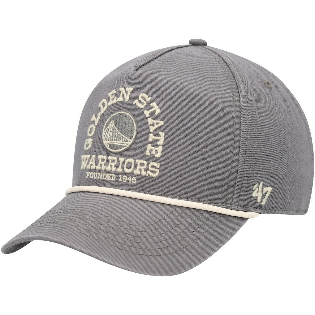 47 brand Golden State Warriors '47 Canyon Ranchero Hitch Adjustable Hat Charcoal