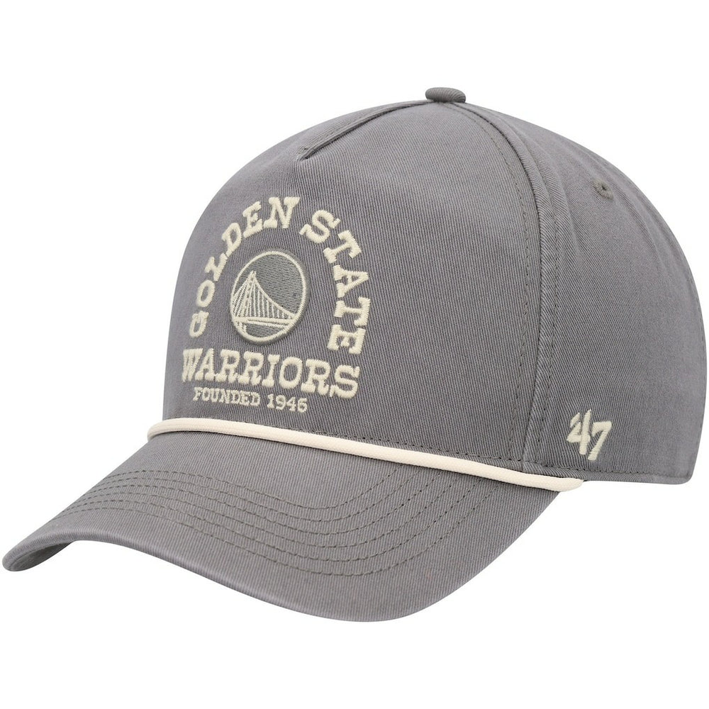 47 brand Golden State Warriors '47 Canyon Ranchero Hitch Adjustable Hat Charcoal