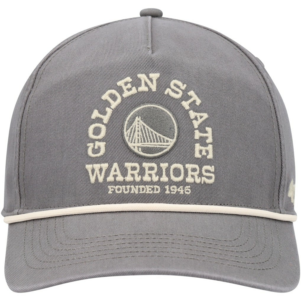 47 brand Golden State Warriors '47 Canyon Ranchero Hitch Adjustable Hat Charcoal
