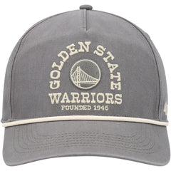 47 brand Golden State Warriors '47 Canyon Ranchero Hitch Adjustable Hat Charcoal