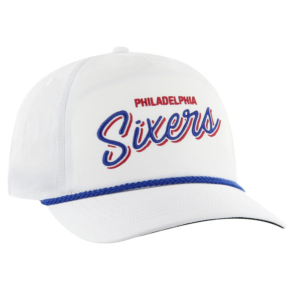 47 brand Philadelphia 76ers '47 Fairway Hitch brrr Adjustable Hat White
