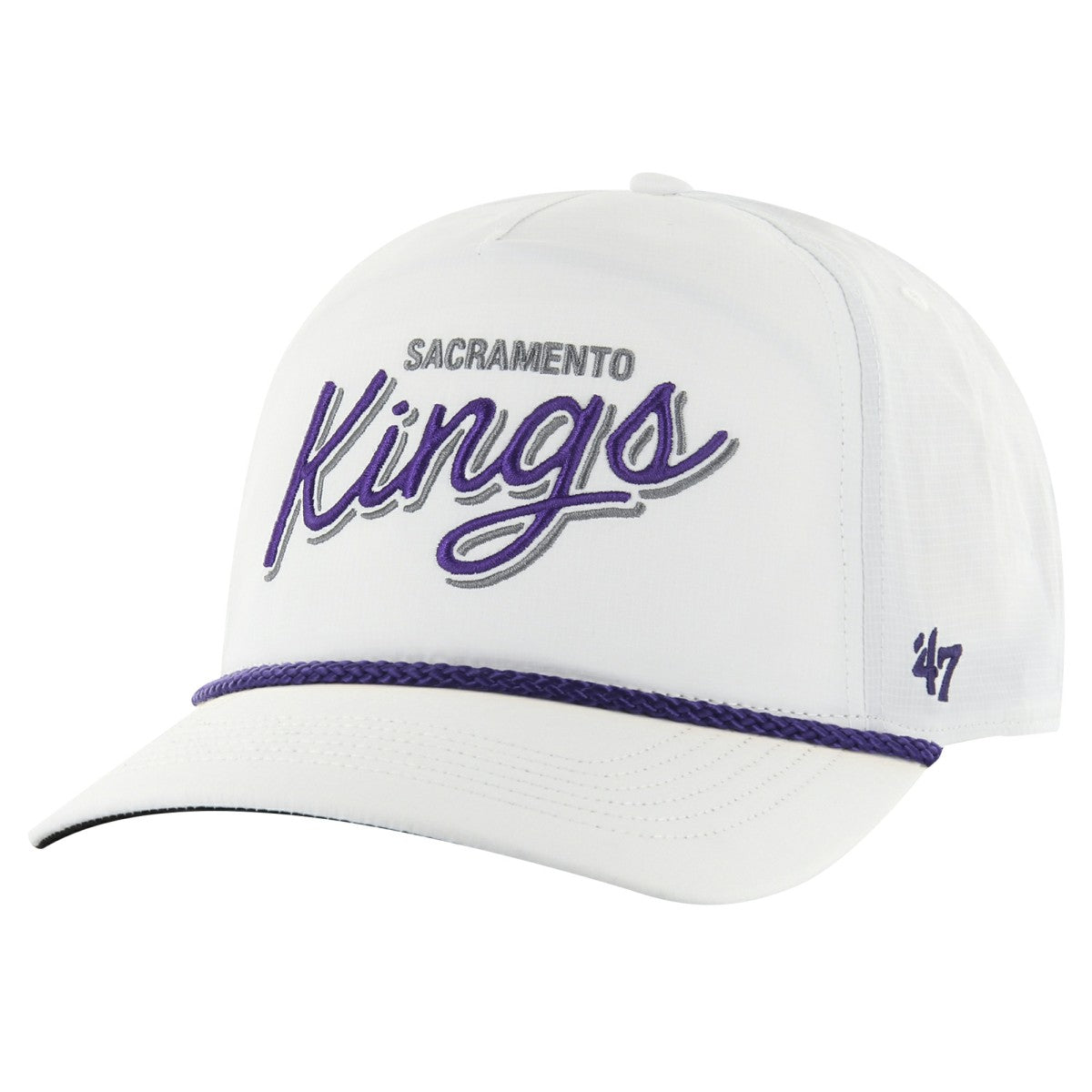 47 brand Sacramento Kings '47 Fairway Hitch brrr Adjustable Hat White