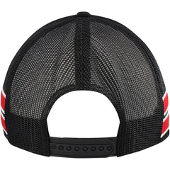 47 brand Chicago Bulls '47 Sidebrand Stripes Trucker Adjustable Hat Black