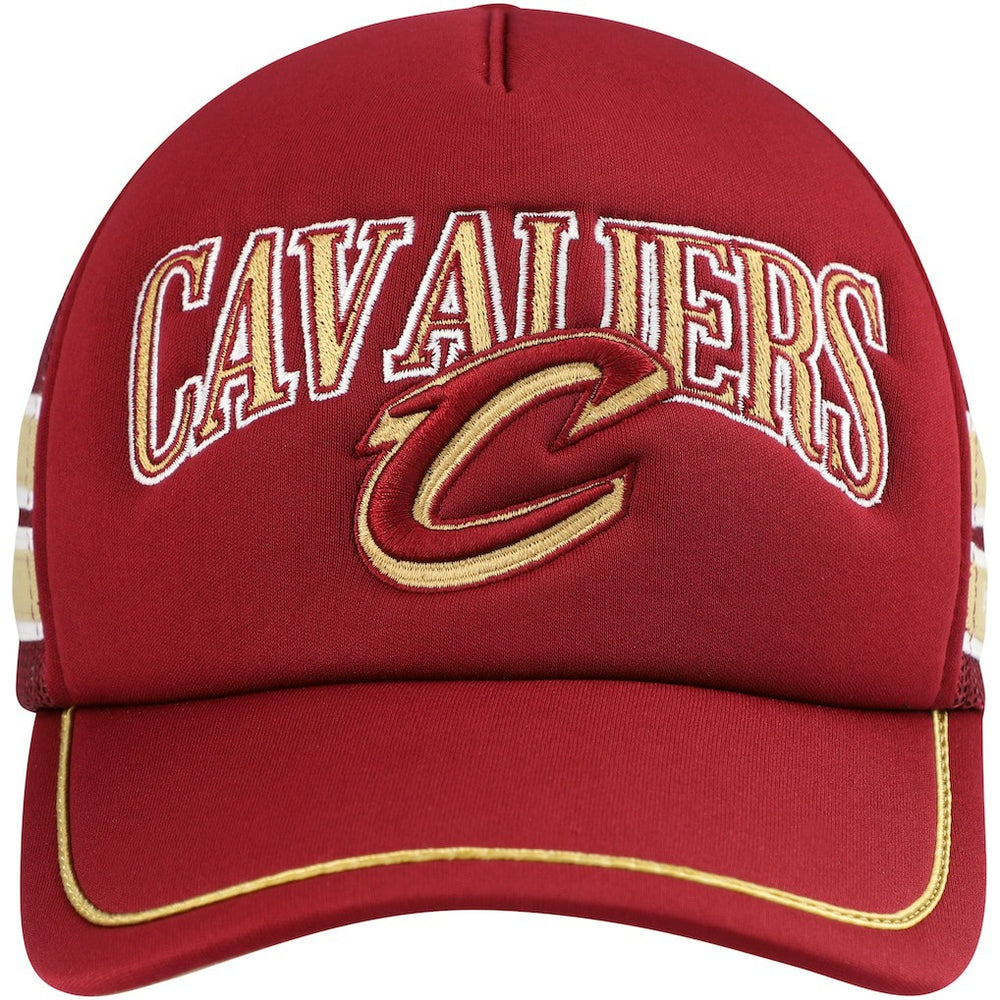 47 brand Cleveland Cavaliers '47 Sidebrand Stripes Trucker Adjustable Hat Wine
