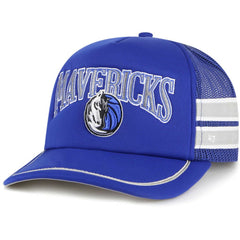 47 brand Dallas Mavericks '47 Sidebrand Stripes Trucker Adjustable Hat Blue
