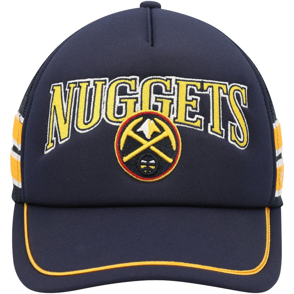 47 brand Denver Nuggets '47 Sidebrand Stripes Trucker Adjustable Hat Navy