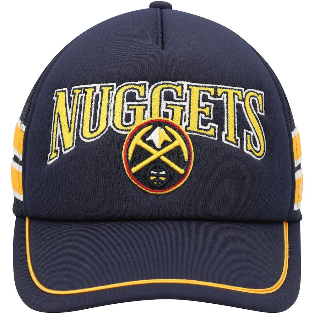 47 brand Denver Nuggets '47 Sidebrand Stripes Trucker Adjustable Hat Navy