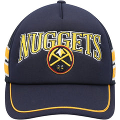 47 brand Denver Nuggets '47 Sidebrand Stripes Trucker Adjustable Hat Navy