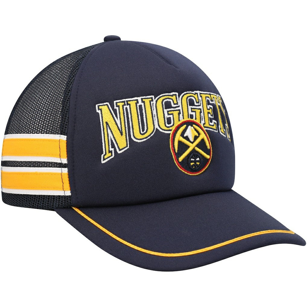 47 brand Denver Nuggets '47 Sidebrand Stripes Trucker Adjustable Hat Navy