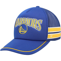 47 brand Golden State Warriors '47 Sidebrand Stripes Trucker Adjustable Hat Royal