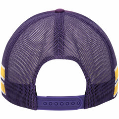 47 brand Los Angeles Lakers '47 Sidebrand Stripes Trucker Adjustable Hat Purple