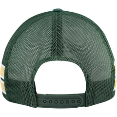 47 brand Milwaukee Bucks '47 Sidebrand Stripes Trucker Adjustable Hat Hunter Green
