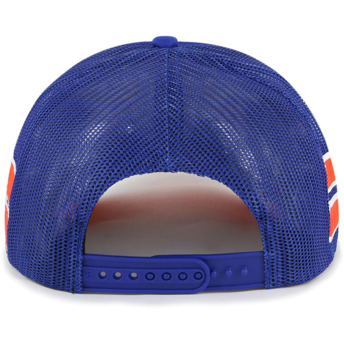 47 brand New York Knicks '47 Sidebrand Stripes Trucker Adjustable Hat Blue