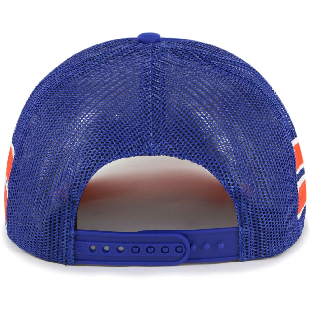 47 brand New York Knicks '47 Sidebrand Stripes Trucker Adjustable Hat Blue