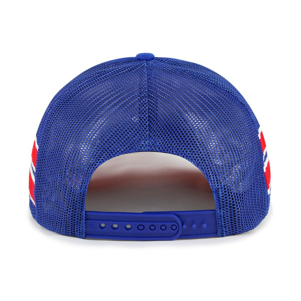 47 brand Philadelphia 76ers '47 Sidebrand Stripes Trucker Adjustable Hat Royal